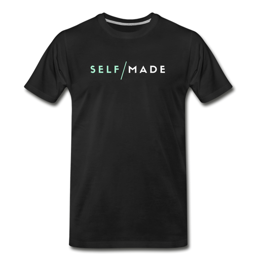 Self Made Men’s Premium Organic T-Shirt - black