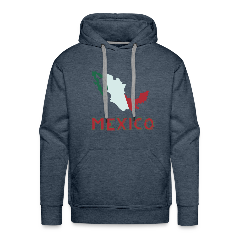 Mexico Men’s Premium Hoodie - heather denim