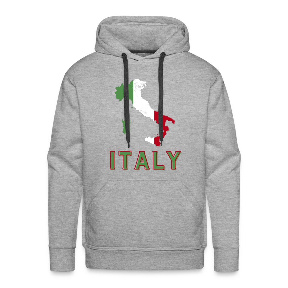 Italy Men’s Premium Hoodie - heather grey