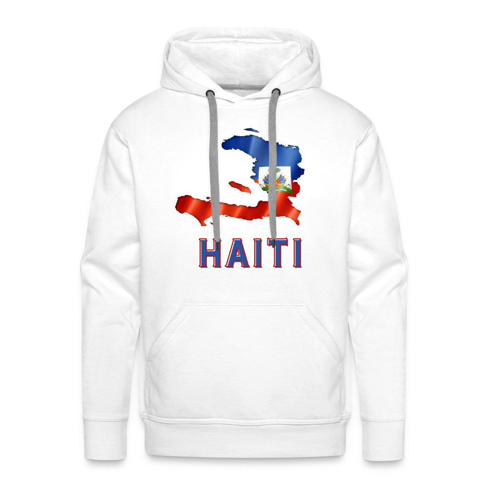 Haiti Men’s Premium Hoodie - white