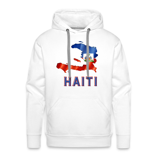 Haiti Men’s Premium Hoodie - white