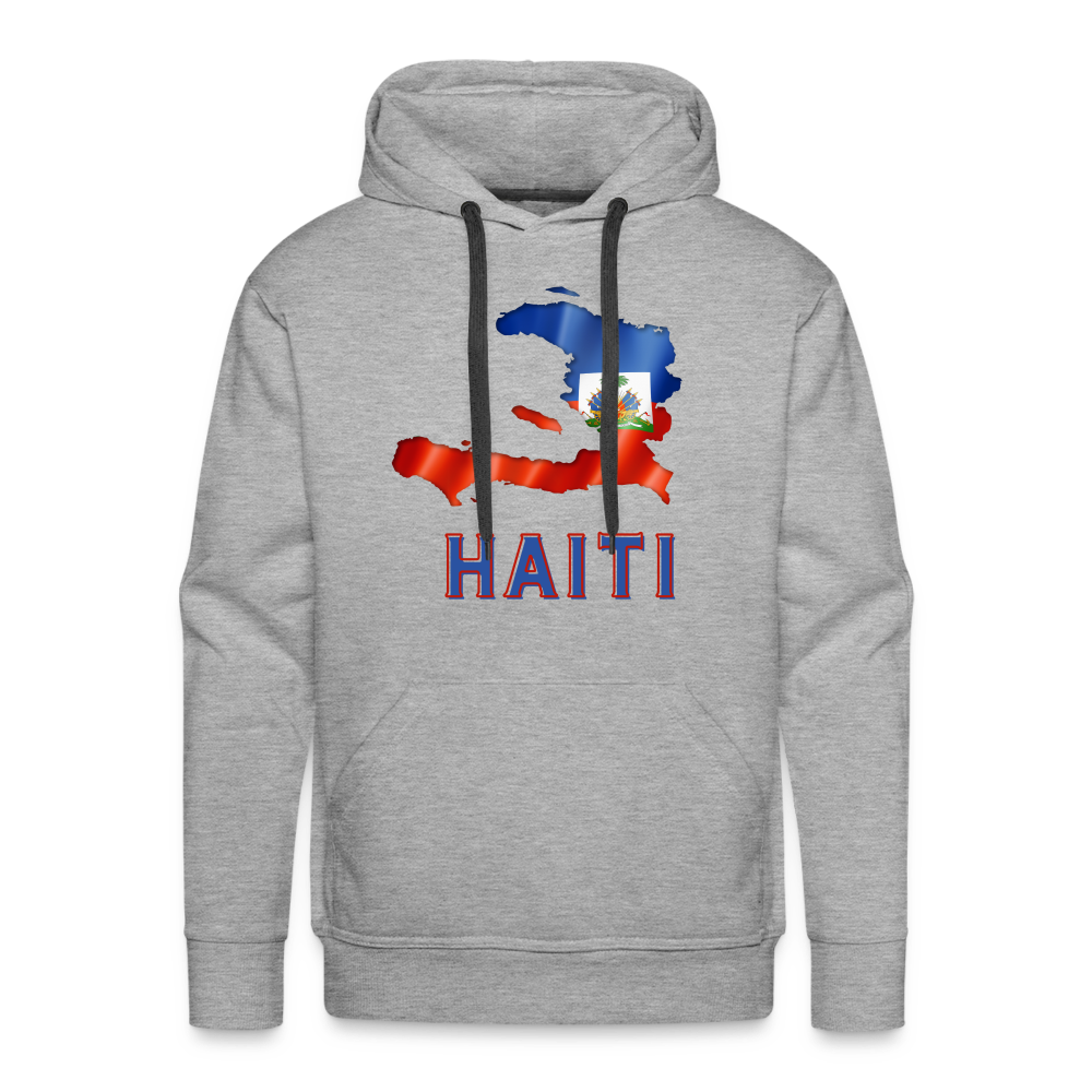 Haiti Men’s Premium Hoodie - heather grey