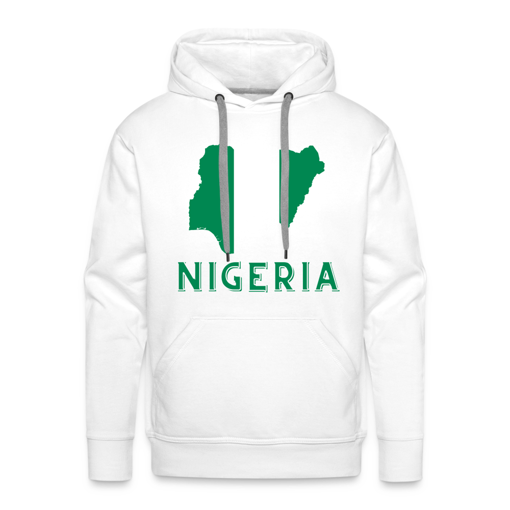 Nigeria Men’s Premium Hoodie - white