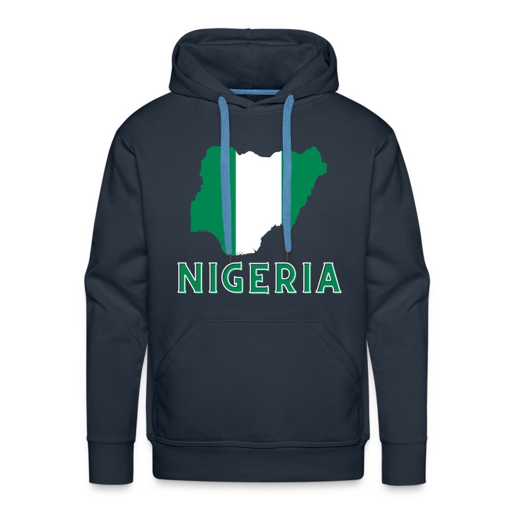 Nigeria Men’s Premium Hoodie - navy