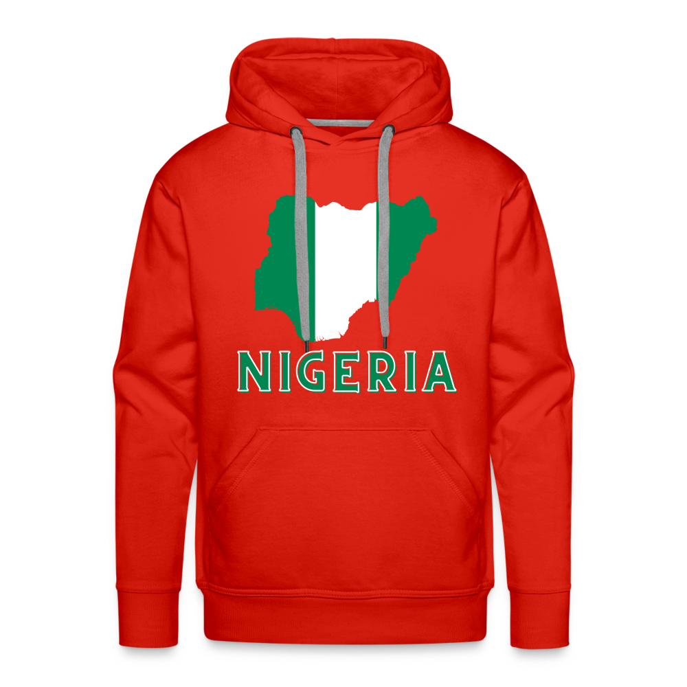 Nigeria Men’s Premium Hoodie - red