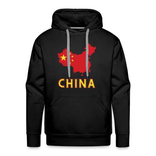 China Men’s Premium Hoodie - black