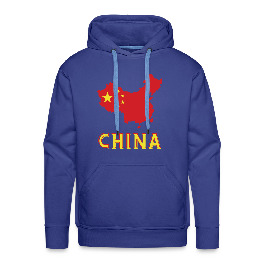 China Men’s Premium Hoodie - royal blue