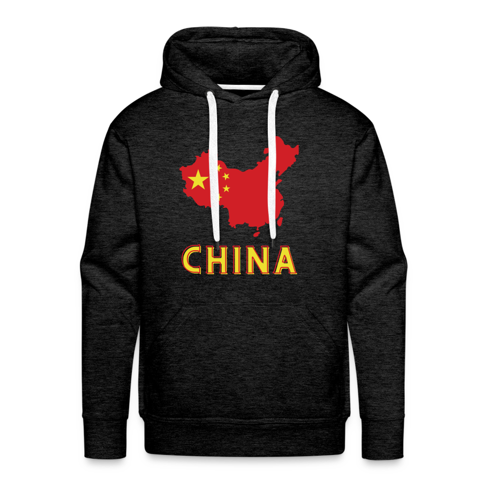 China Men’s Premium Hoodie - charcoal grey