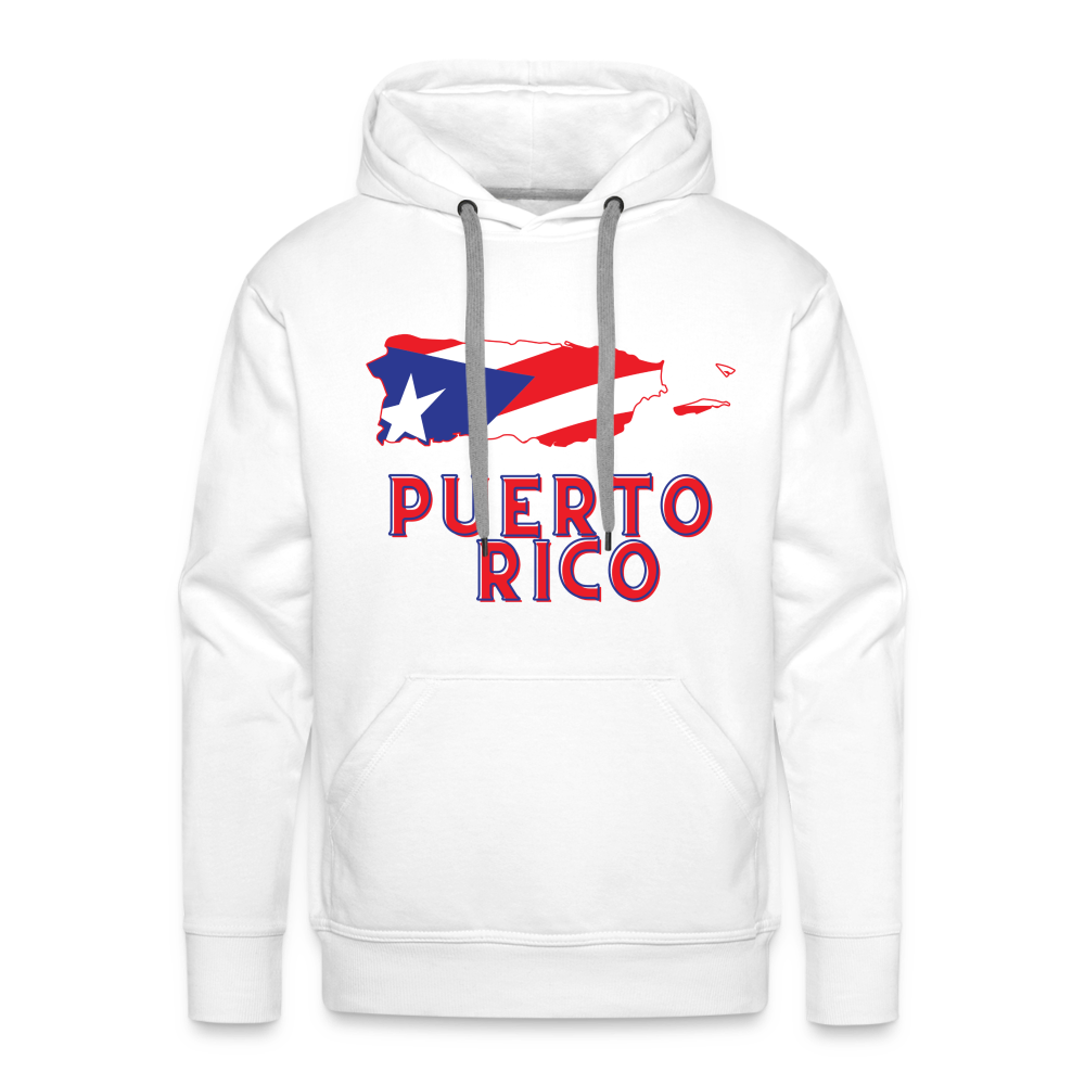 Puerto Rico Men’s Premium Hoodie - white