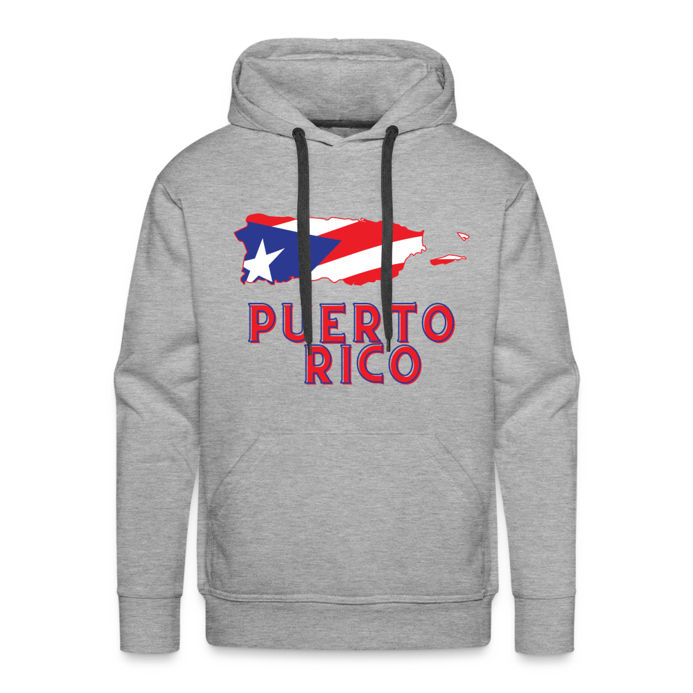 Puerto Rico Men’s Premium Hoodie - heather grey