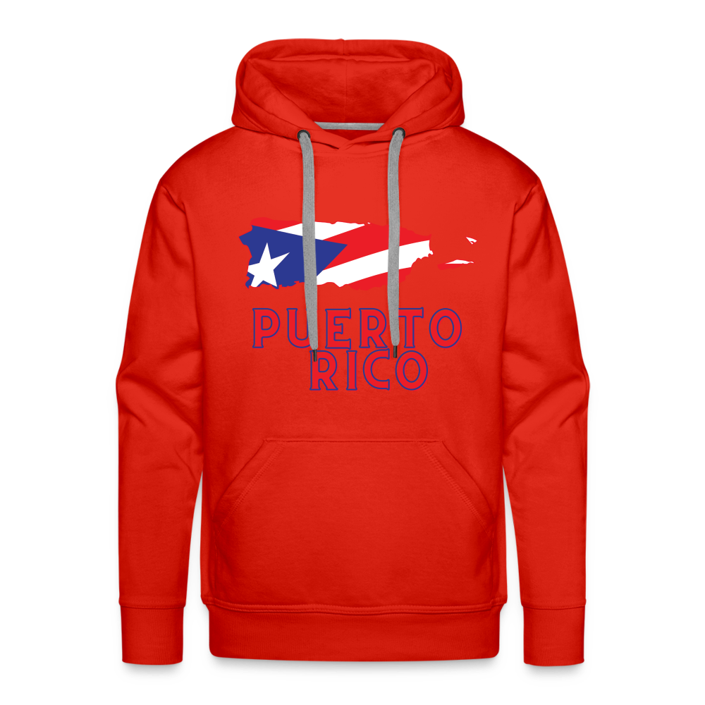 Puerto Rico Men’s Premium Hoodie - red