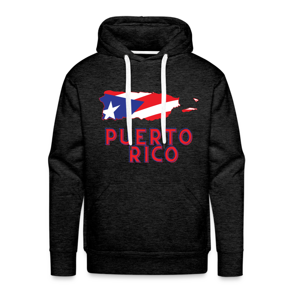 Puerto Rico Men’s Premium Hoodie - charcoal grey