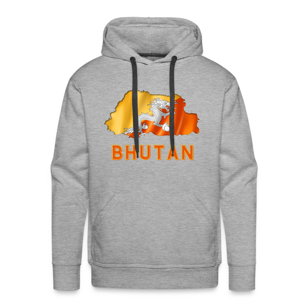 Bhutan Men’s Premium Hoodie - heather grey