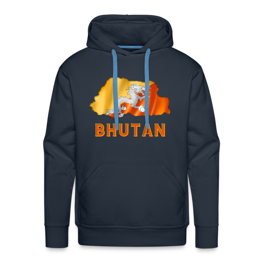 Bhutan Men’s Premium Hoodie - navy