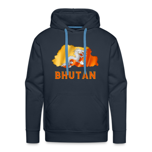 Bhutan Men’s Premium Hoodie - navy