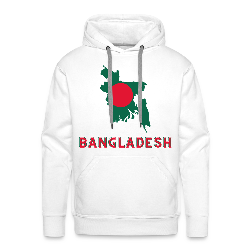 Bangladesh Men’s Premium Hoodie - white