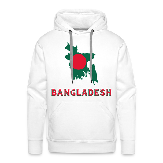 Bangladesh Men’s Premium Hoodie - white