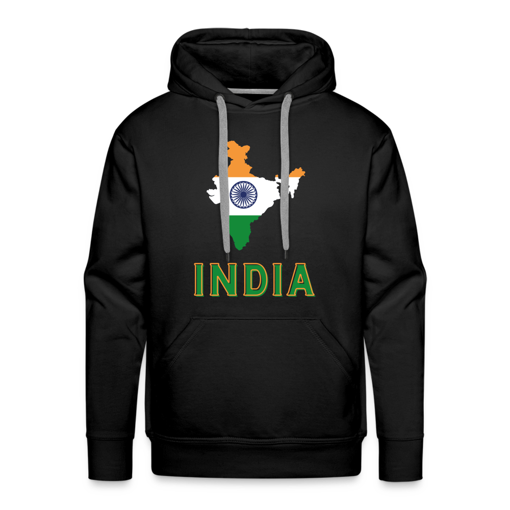 India Men’s Premium Hoodie - black