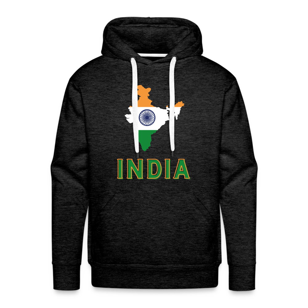 India Men’s Premium Hoodie - charcoal grey