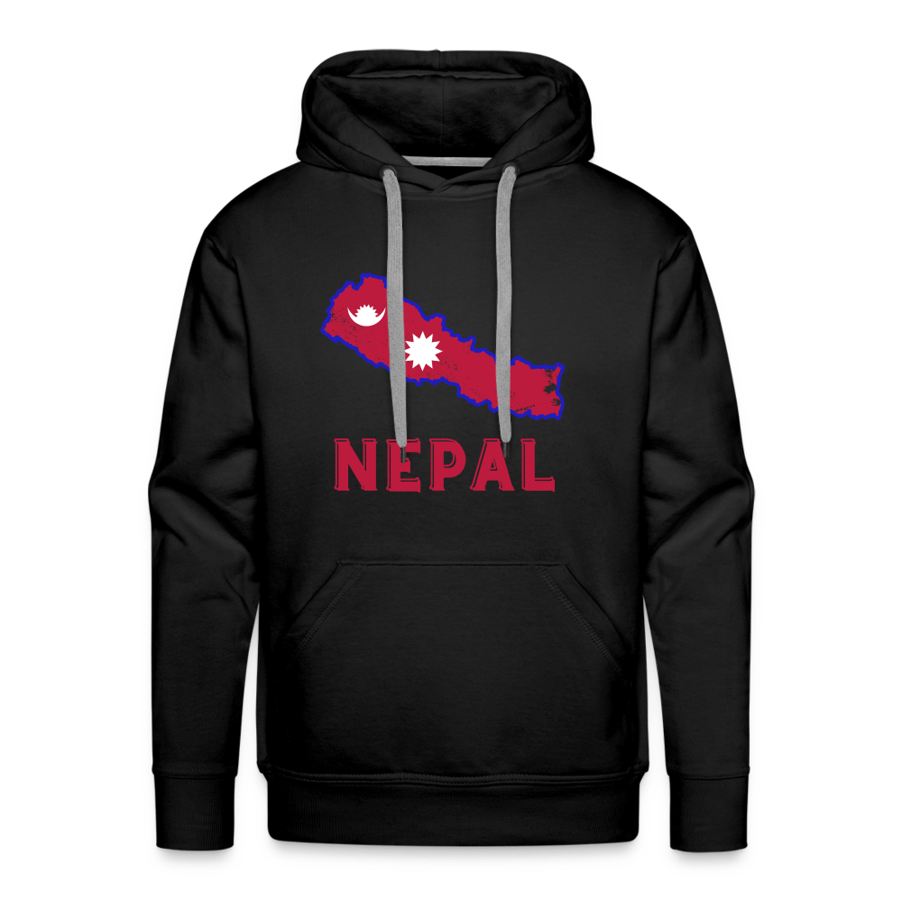 Nepal Men’s Premium Hoodie - black