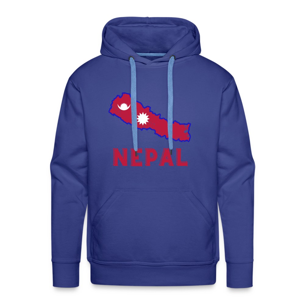 Nepal Men’s Premium Hoodie - royal blue