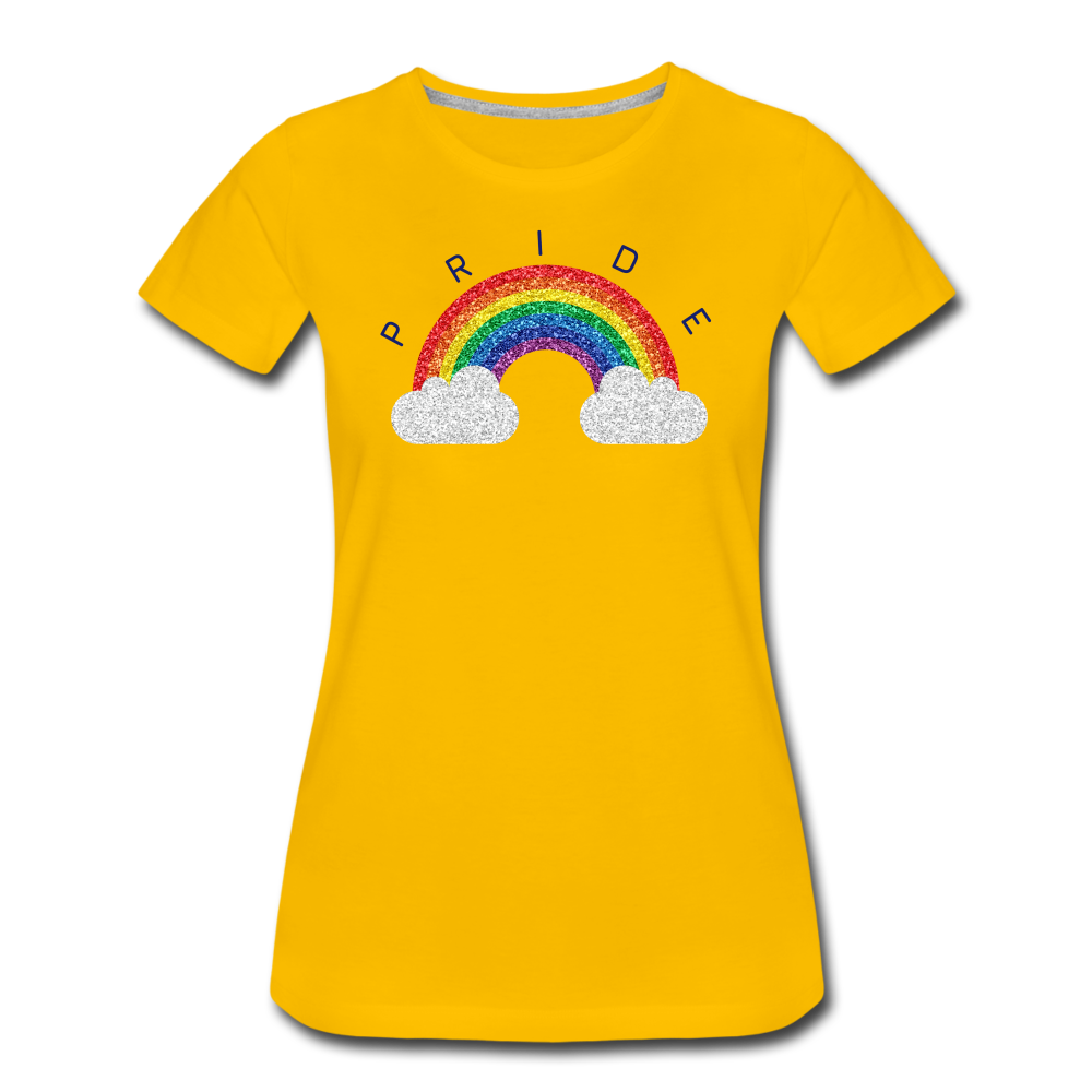 Pride Cloud Women’s Premium T-Shirt - sun yellow