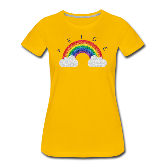 Pride Cloud Women’s Premium T-Shirt - sun yellow