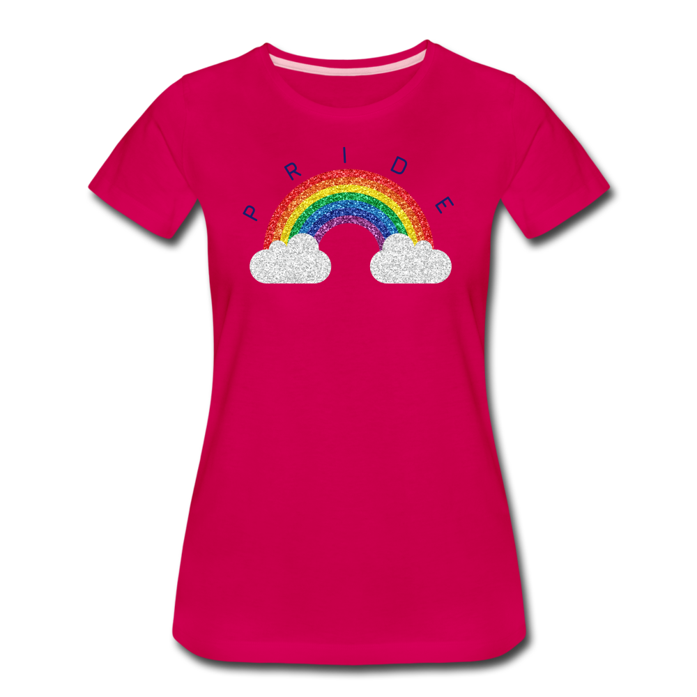 Pride Cloud Women’s Premium T-Shirt - dark pink