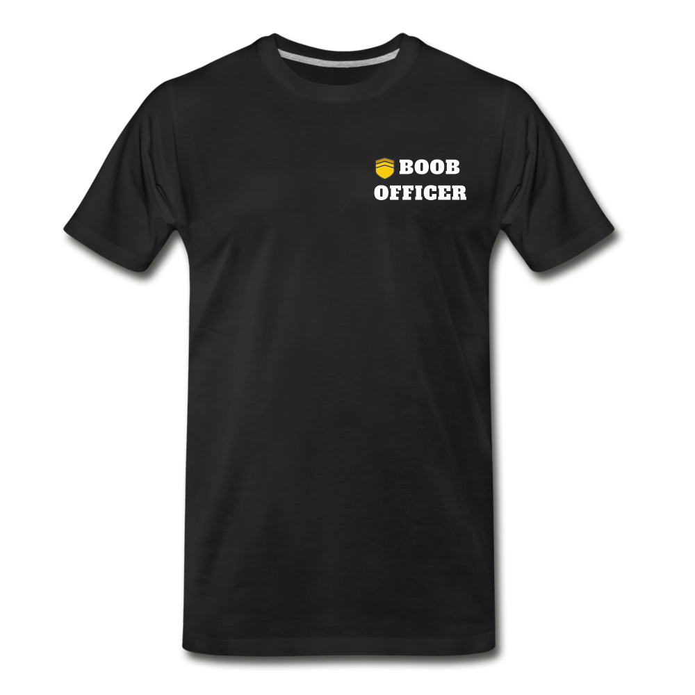 Boob Officer Men's Premium T-Shirt - black