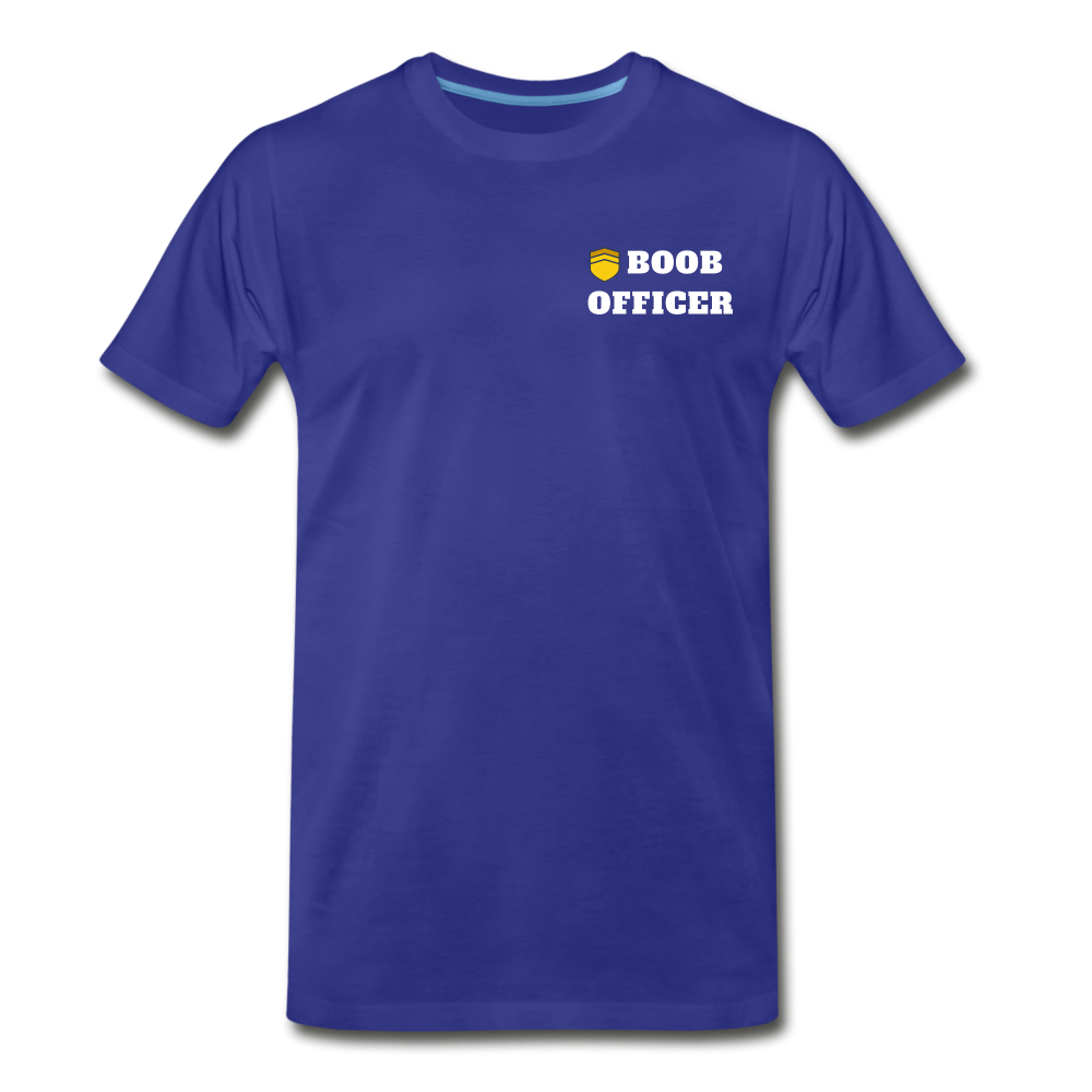 Boob Officer Men's Premium T-Shirt - royal blue