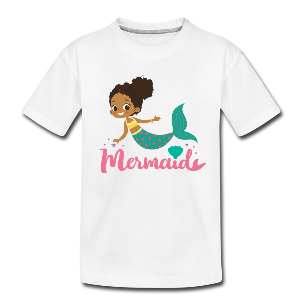 Mermaid Kids' Premium T-Shirt - white