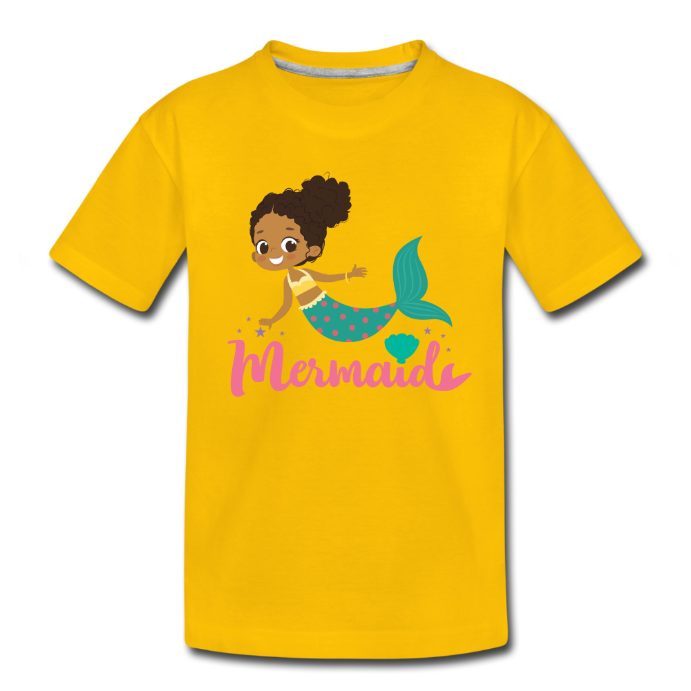 Mermaid Kids' Premium T-Shirt - sun yellow