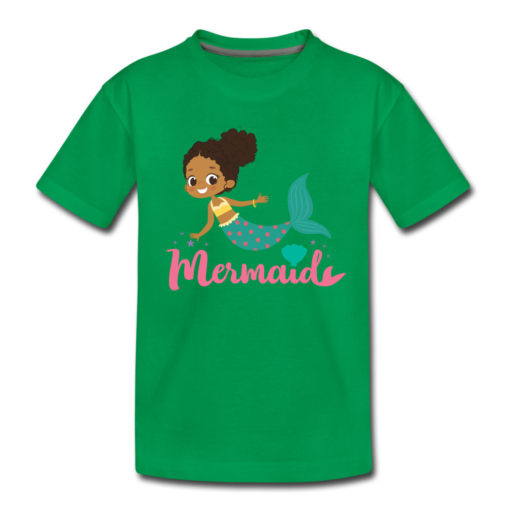 Mermaid Kids' Premium T-Shirt - kelly green