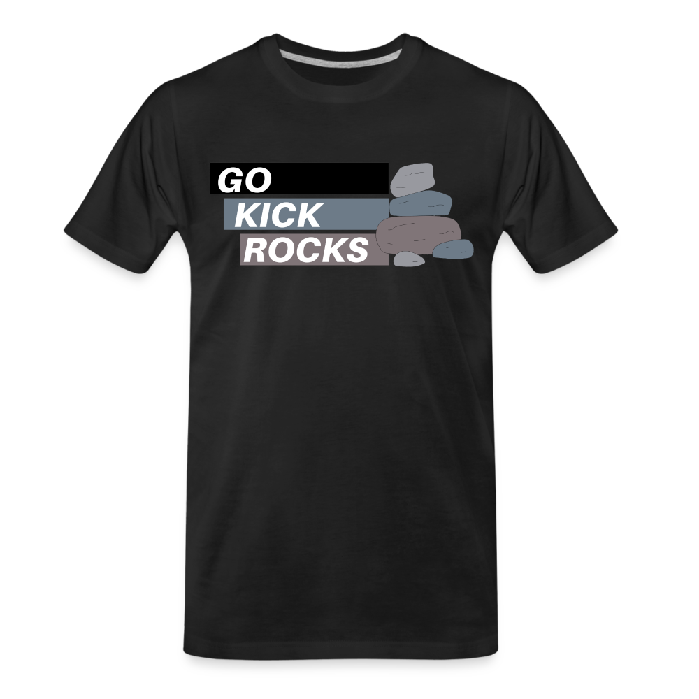 Kick Rocks Men's Premium T-Shirt - black