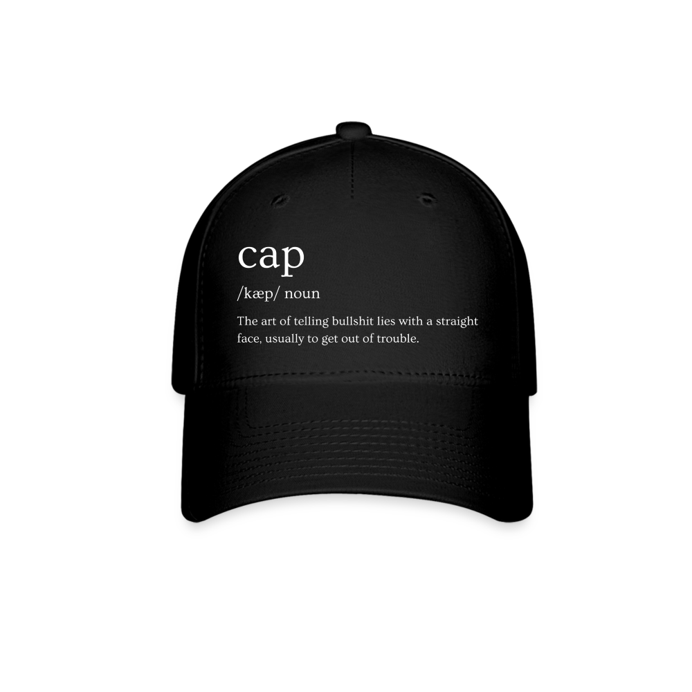 Cap Definition Baseball Cap - black