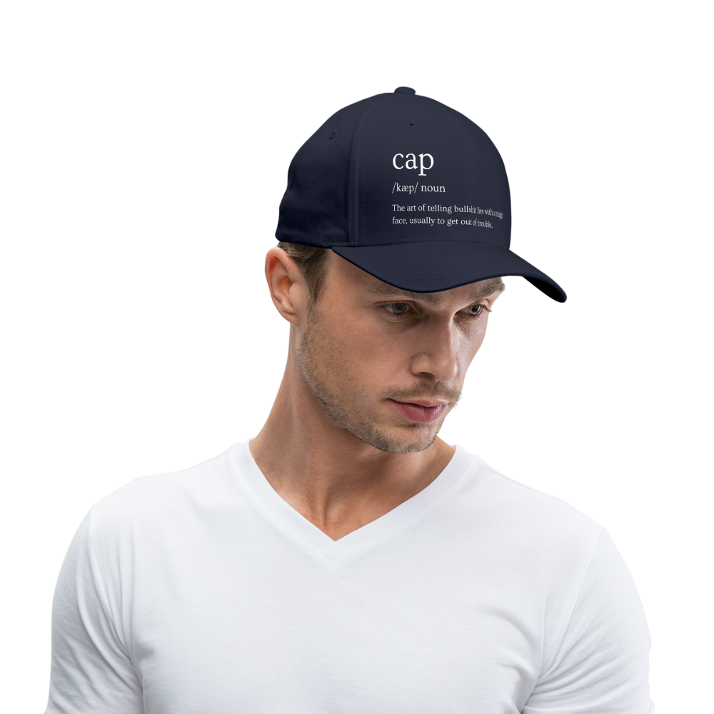 Cap Definition Baseball Cap - navy