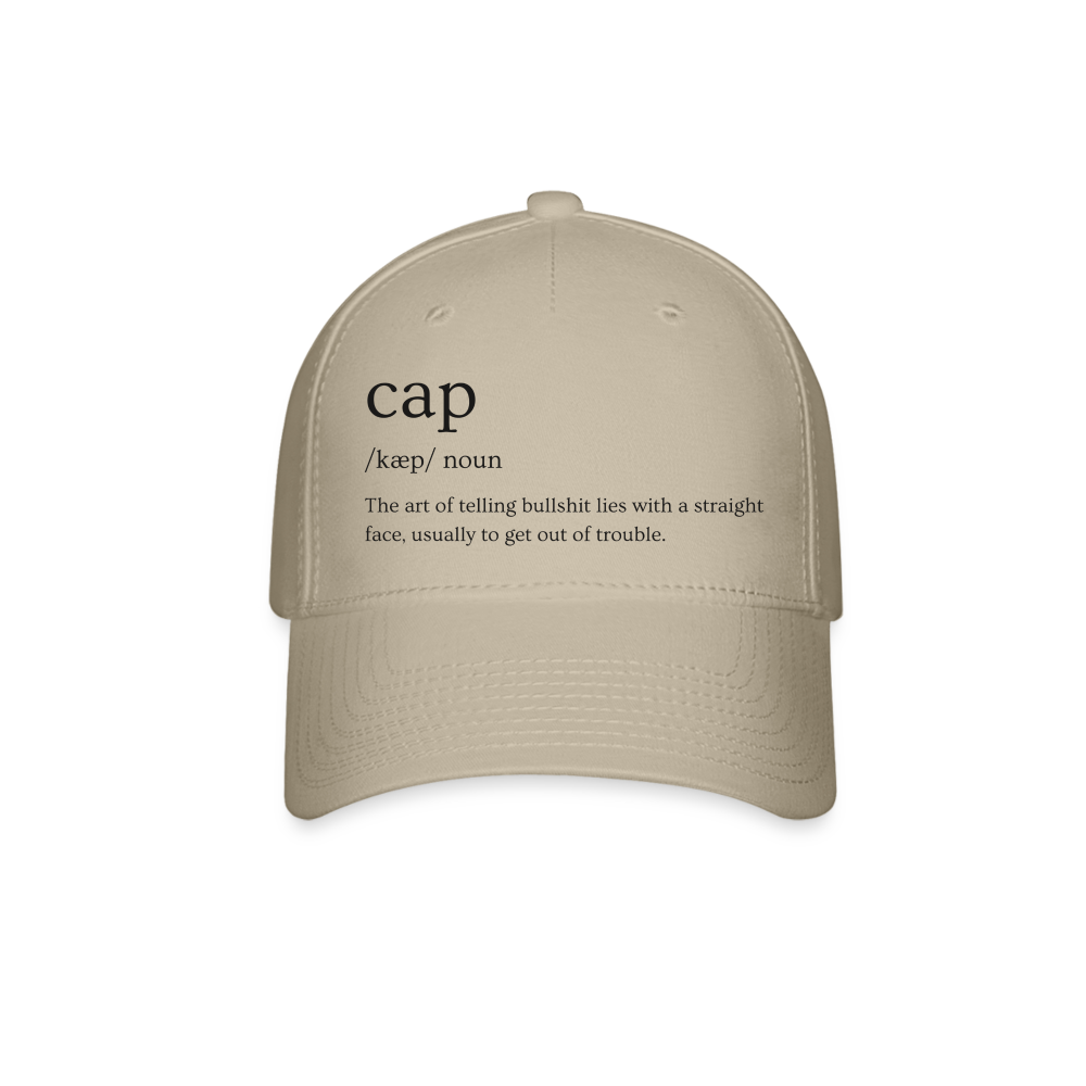 Cap Definition Baseball Cap - khaki