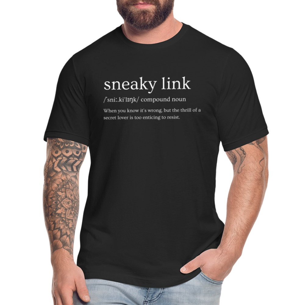 Sneak Link Definition Unisex Jersey T-Shirt by Bella + Canvas - black