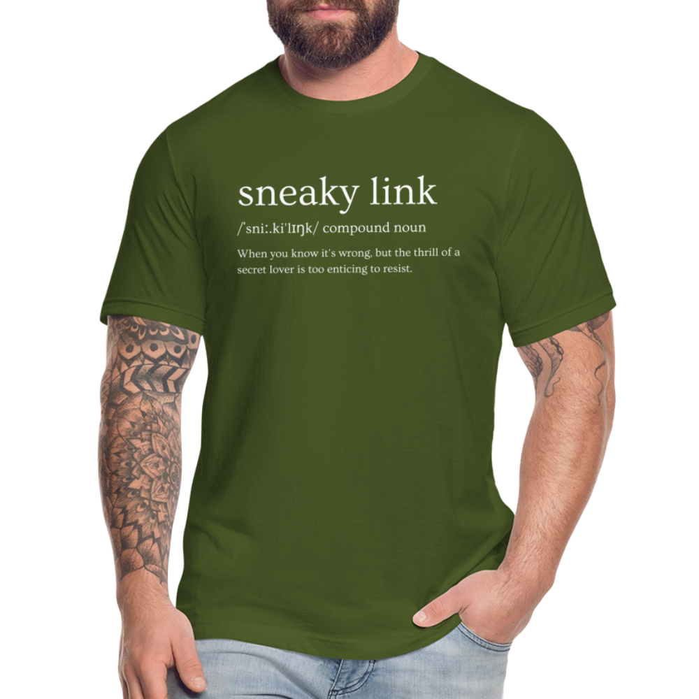 Sneak Link Definition Unisex Jersey T-Shirt by Bella + Canvas - olive